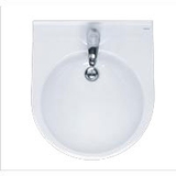 Lavabo chậu rửa mặt Caesar LF5302 bán âm dương vành