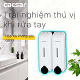 Hộp xà phòng nước đôi gắn tường Caesar Q832