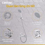 Vòi sen tắm nóng lạnh Caesar S333C