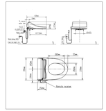 Thông số kỹ thuật nắp rửa điện tử American Standard WP-7SR1