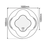 Bồn tắm Oval Euroca EUT-1700