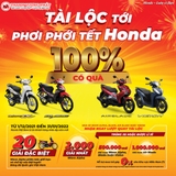 TÀI LỘC TỚI - PHƠI PHỚI TẾT HONDA
