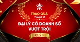 TRAO QUÀ VINH DANH ĐẠI LÝ THÁNG 10