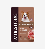 Thức ăn ướt xốt thịt cừu cho tất cả giống chó trưởng thành