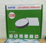 Đèn ốp trần vuông 32W - ánh sáng trắng MPE viền đen