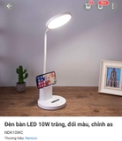 Đèn bàn Led 10W trắng , đổi màu , điều chỉnh ánh sáng