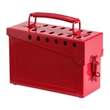 Hộp khóa nhóm di động màu đỏ BAN-X104/ Red Portable Group Lockout Box BAN-X104 BEIAN LOCK