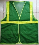 Áo phản quang lưới màu xanh