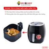 Nồi chiên không dầu Chef&Chef 7,7L (YJ-707)