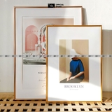 Khung tranh hợp kim nhôm cao cấp viền tròn qaha tranh – nhiều kích thước & đa dạng màu sắc