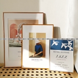 Khung tranh hợp kim nhôm cao cấp viền tròn qaha tranh – nhiều kích thước & đa dạng màu sắc