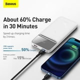 Pin Dự Phòng Sạc Nhanh Không Dây Baseus Magnetic Wireless Fast charging Power bank 10000mAh 20W 2022 Edition（With Simple charging cable USB to Type-C 50cm)