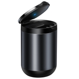 Gạt Tàn Mini Baseus Cao Cấp Cho Ô Tô | Có Đèn LED Tự Động, Nắp Đậy Kín Chống Mùi