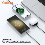 Đế Sạc Không Dây Mcdodo Mcdodo True 15W Magnetic Fast Wireless Charger (Sử dụng cho iP12 trở lên)