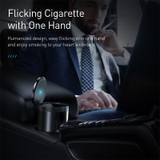 Gạt Tàn Mini Baseus Cao Cấp Cho Ô Tô | Có Đèn LED Tự Động, Nắp Đậy Kín Chống Mùi