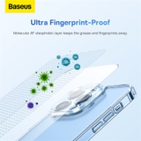 Ốp lưng cường lực viền cứng chống sốc Baseus SuperCeramic Series Glass Case For IP 14