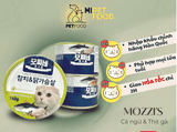 Thịt hộp cho mèo trên 3 tháng tuổi Mozzi's Cat Food Churup Tuna&Chicken