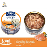 Thịt hộp cho mèo trên 3 tháng tuổi Mozzi's Cat Food Churup Tuna&Salmon