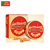 Bánh quy bơ tổng hợp Eudora Gold-Indonesia, hộp thiếc (448g),