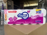 Giấy vệ sinh cao cấp Skyme, không lõi (10 cuộn, 3 lớp).