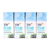 Sữa chua uống TH, hương Việt Quất (180ml*4 hộp),