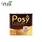 Giấy vệ sinh Posy Luxury (9cuộn, 4lớp, có lõi)