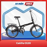 xe đạp gấp Califa CG20 màu đen