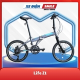 Xe Đạp Gấp Life Z1 màu màu xanh