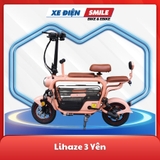 Xe điện Lihaze model 2023 màu hồng phấn