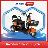 Xe ba bánh điện Victory Better màu cam