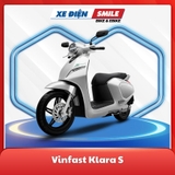 Vinfast Klara S model 2021 màu trắng, xe máy điện Vinfast tại Hồ Chí Minh