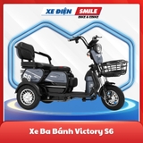 Xe Điện Ba Bánh Victory S6 màu xám