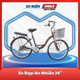 Xe Đạp 24 An Nhiên màu nâu