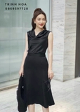 Set bộ mùa hè với thiết kế áo sát nách cổ đổ sang chảnh
