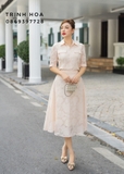 Set bộ váy áo ren nữ tính