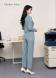 Set 🔥quần áo vest nữ dáng ngắn trẻ trung 2 màu hot 🔥