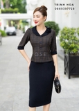 Set bộ nữ công sở thanh lịch gam màu đen