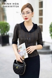 Set bộ nữ công sở thanh lịch gam màu đen