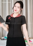 Áo ký giả nữ cao cấp 4 màu