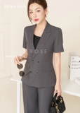 Bộ vest, áo vest blazer nữ đẹp phối cùng quần tây ống suông