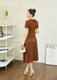 Set bộ nữ công sở đẹp cao cấp 2 màu nâu và đen