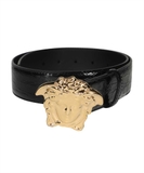 Versace LA MEDUSA Belt - Black