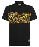 Versace Jeans Couture BAROQUE Polo - Black