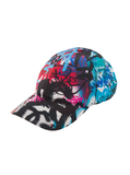 Graffiti-print Baseball Cap In Multicolor