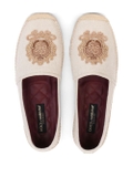 Dolce & Gabbana monogram embroidery espadrilles