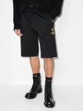 Dolce & Gabbana embroidered-bee drawstring shorts