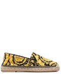 Baroque-print espadrilles