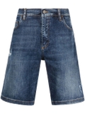 Dolce & Gabbana distressed faded denim shorts