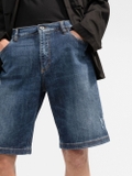 Dolce & Gabbana distressed faded denim shorts