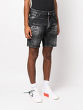 Dsquared2 distressed denim shorts